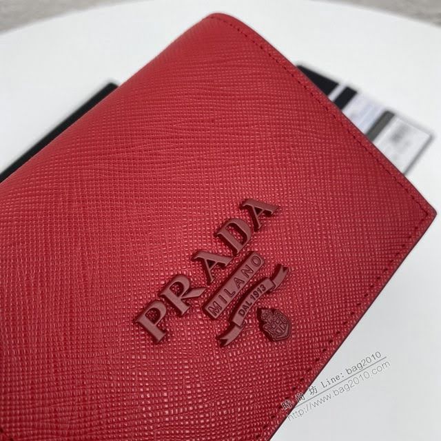 prada錢包 普拉達專櫃最新爆款短錢包 1MV204 prada女士短夾  pyd2207